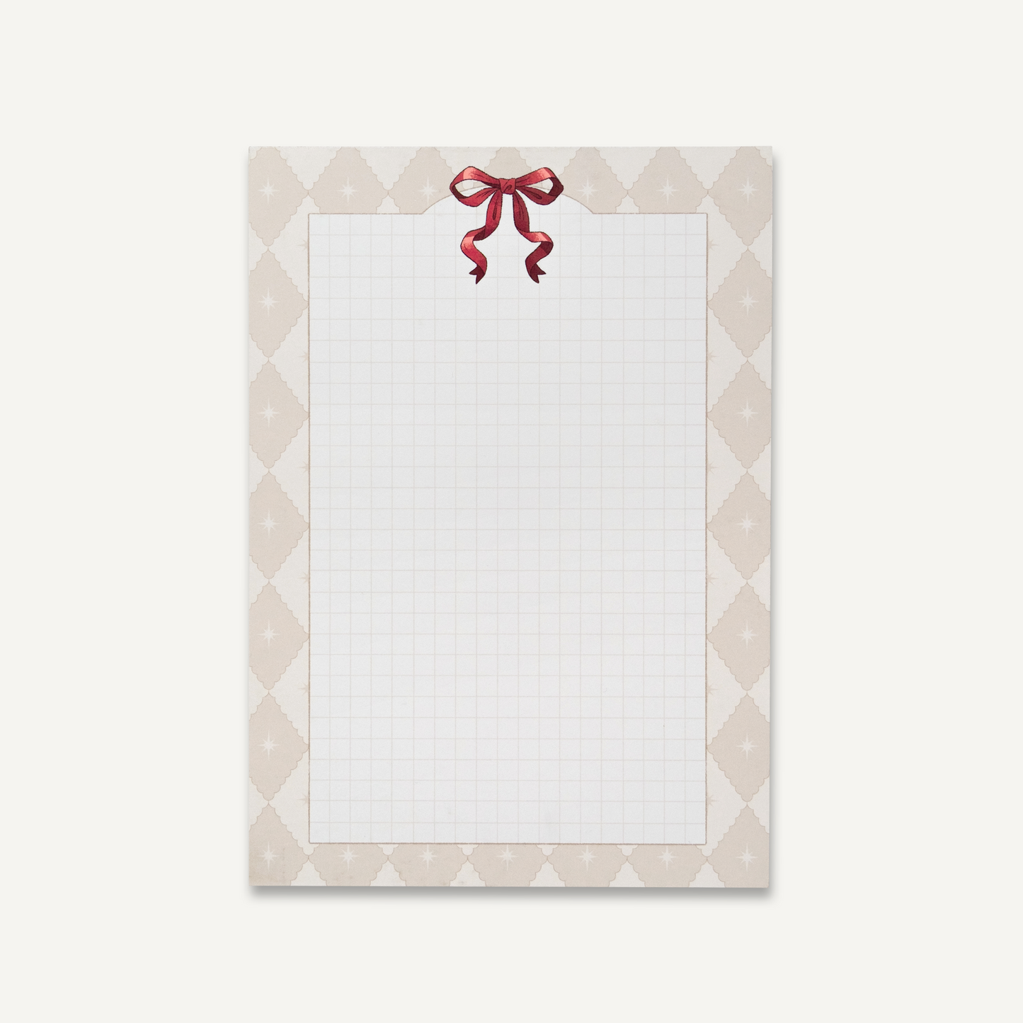 Ribbon Grid A5 Notepad