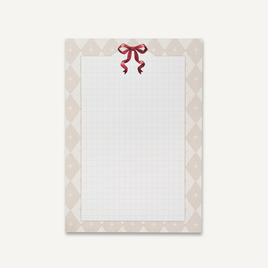 Ribbon Grid A5 Notepad
