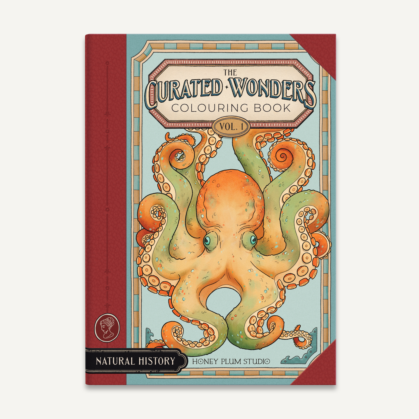 Vol.1 Natural History - The Curated Wonders Colouring Book