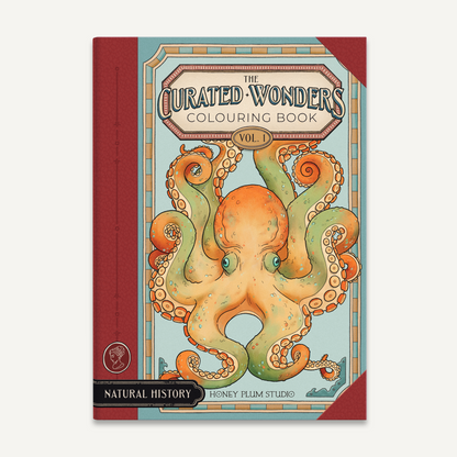 Vol.1 Natural History - The Curated Wonders Colouring Book