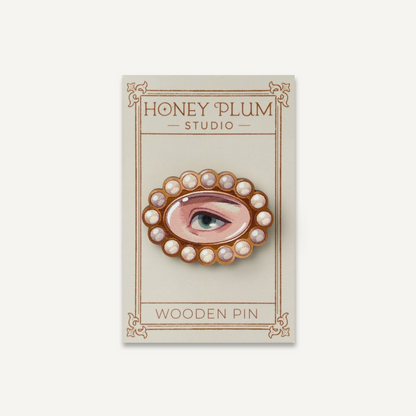 Lover's Eye Wooden Pin