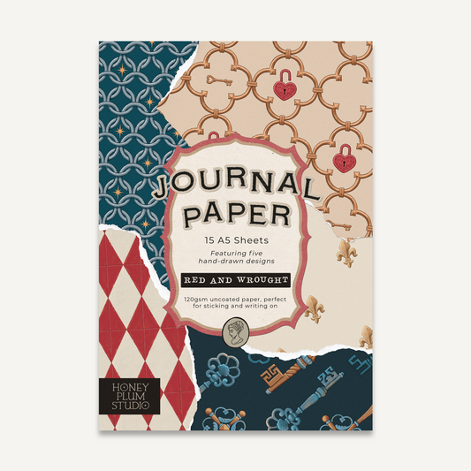 Red & Wrought Journal Paper Pack