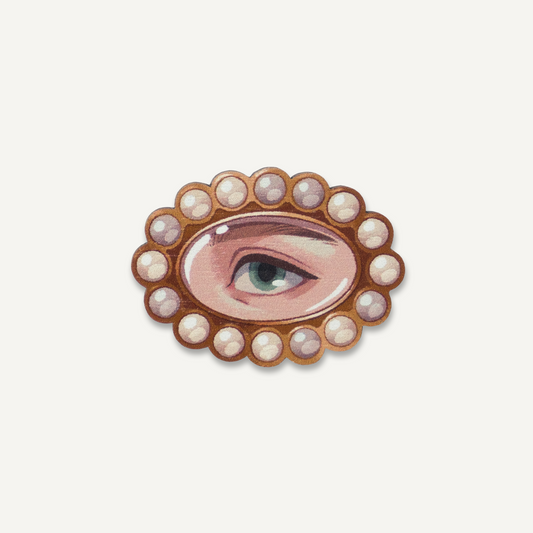 Lover's Eye Wooden Pin
